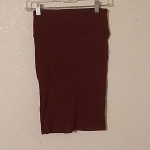 Maroon skirt